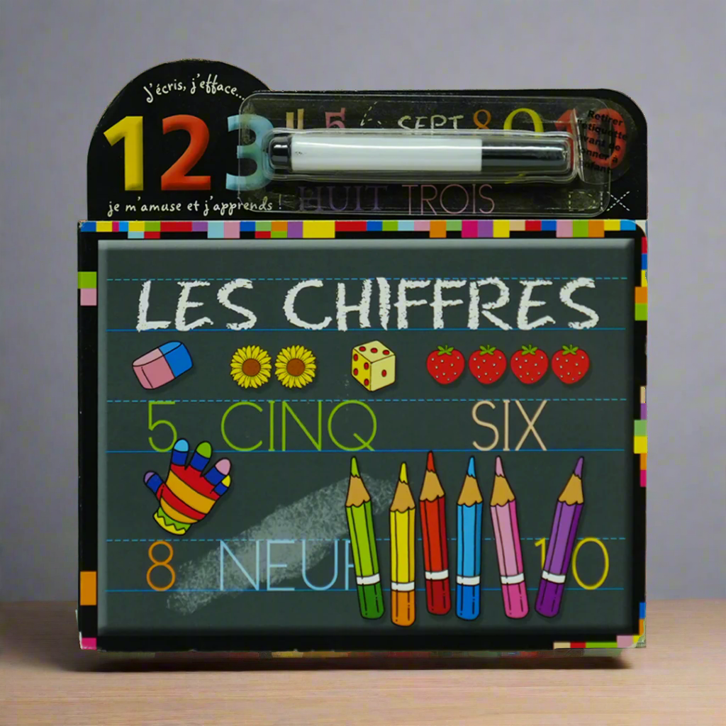 j`ecris, j`efface: les chiffres فرنسي
