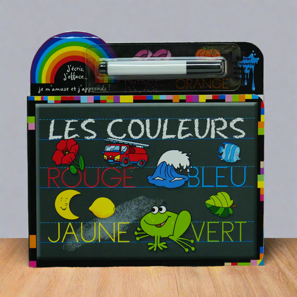 J`ecris, J`efface: les couleurs فرنسي