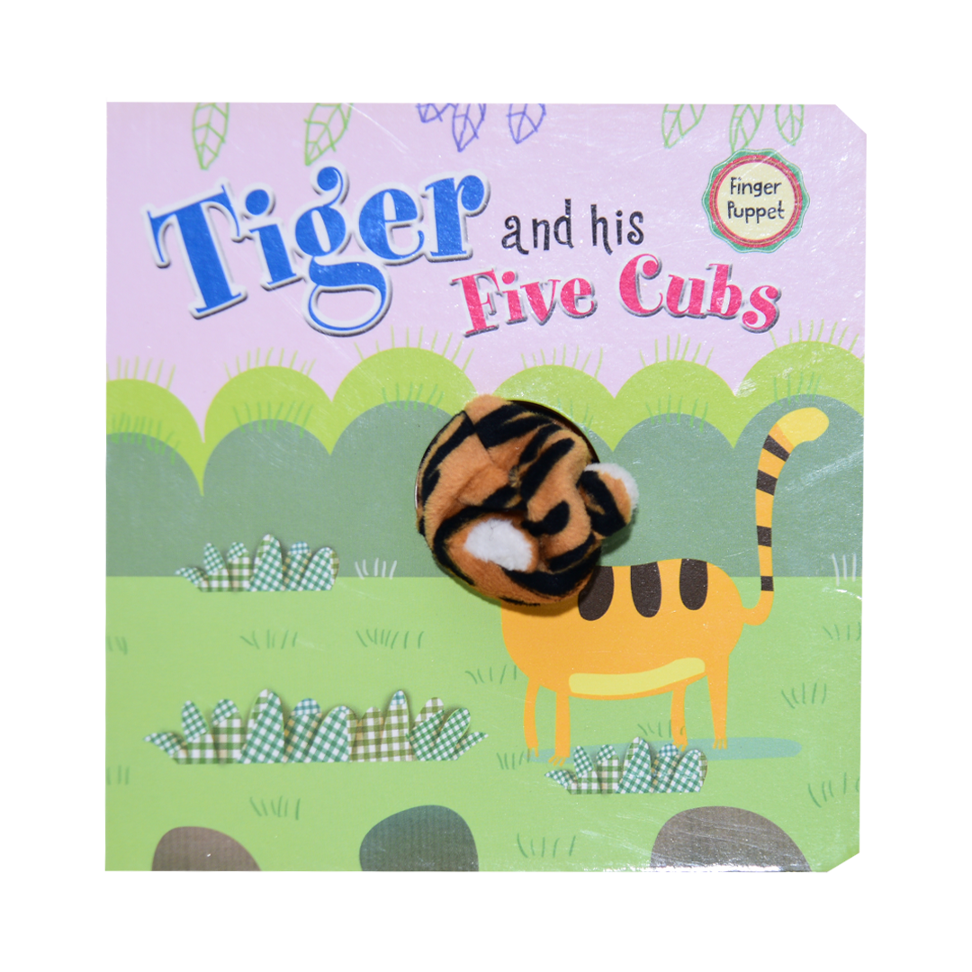 Finger Puppet Books - Tiger and Five Cubs