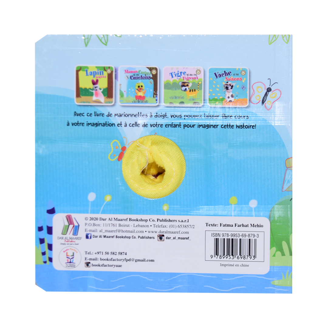 Maman Canard Et Ses Canetons - Marionnettes A Doigts