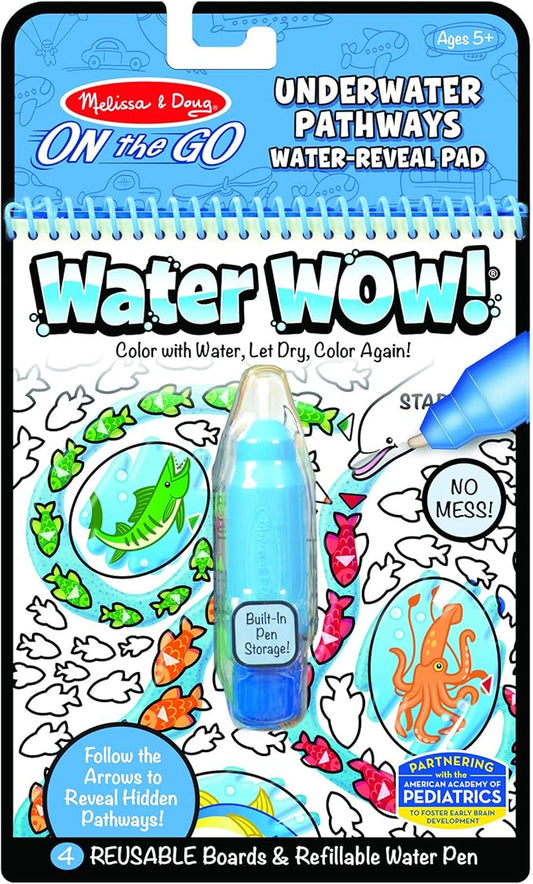 Water Wow Underwater Pathways | Activity Pad | Travel | 3+ | Gift for Boy or Girl