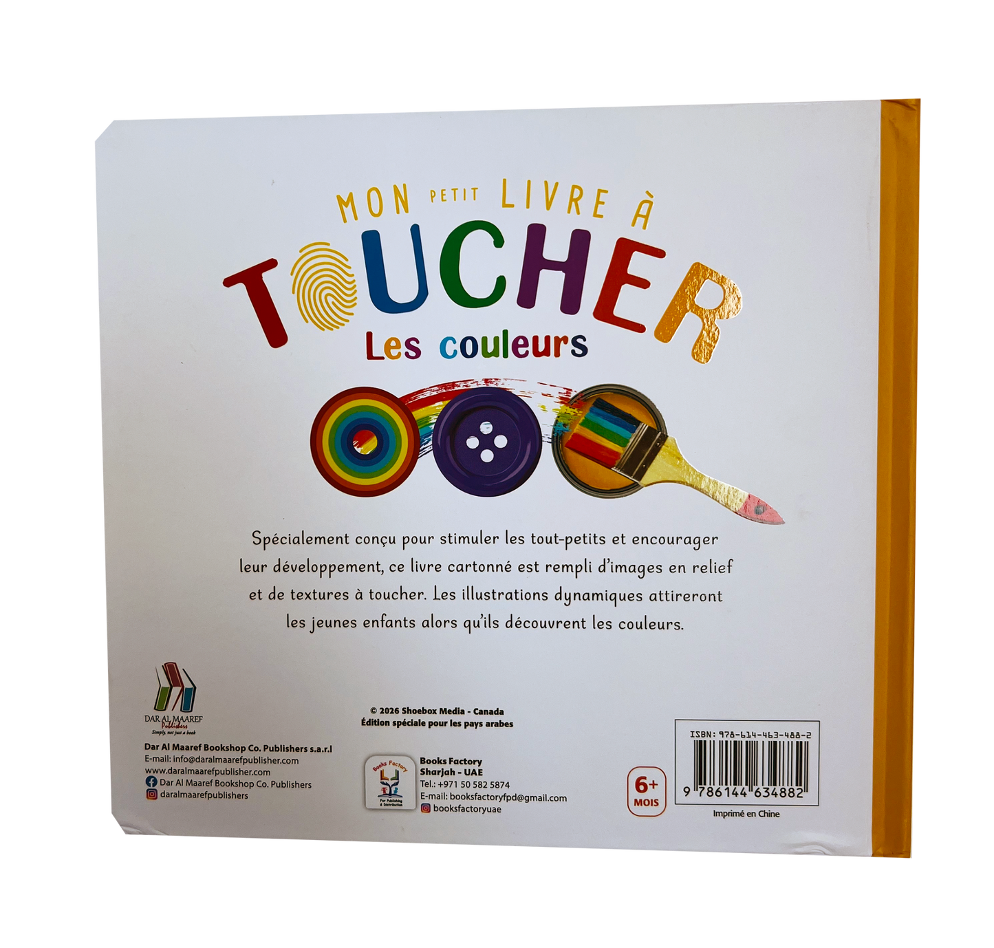 Mon Petit Livre À Toucher Les Couleurs - 6+ Mois