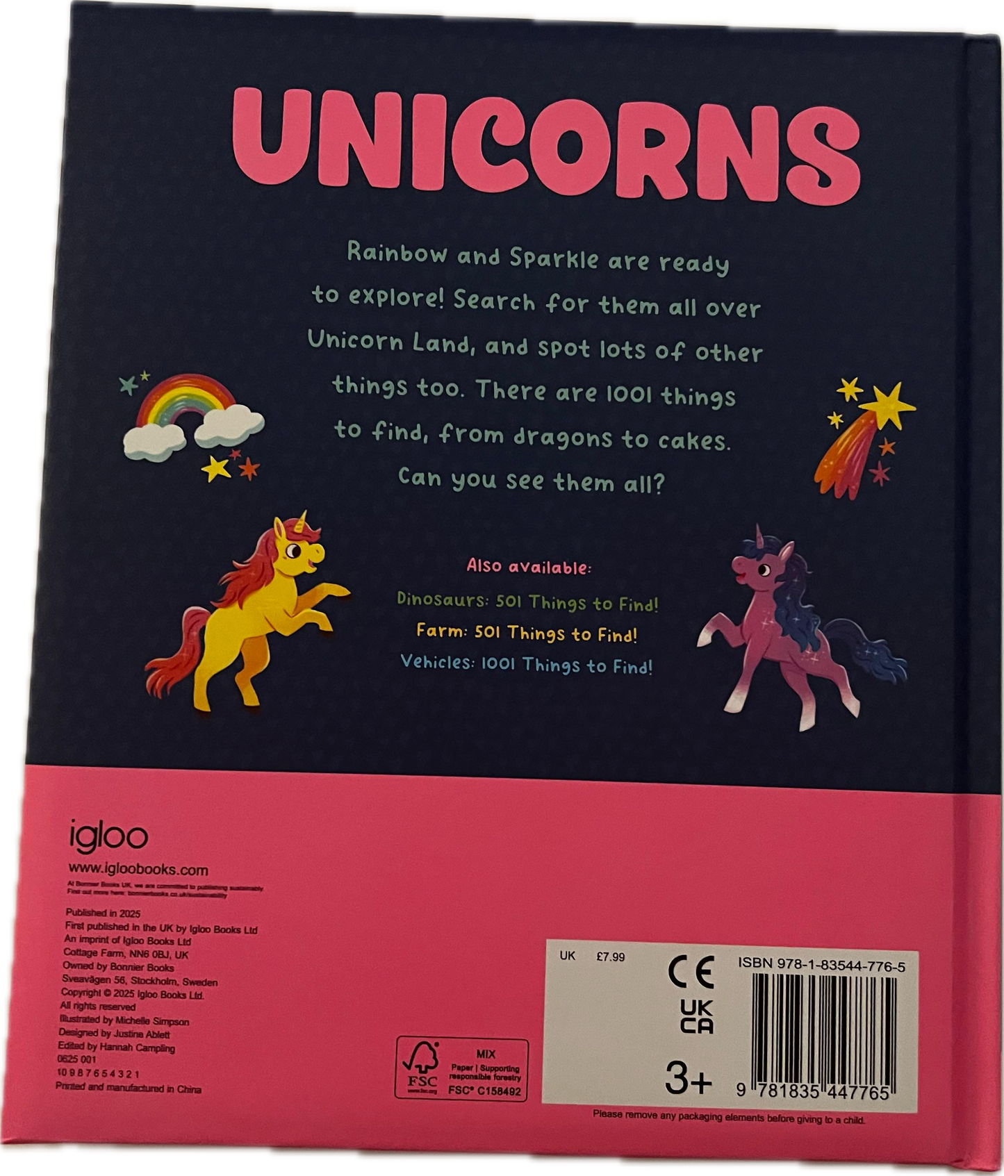 1001 Things to Find - UNICORNS