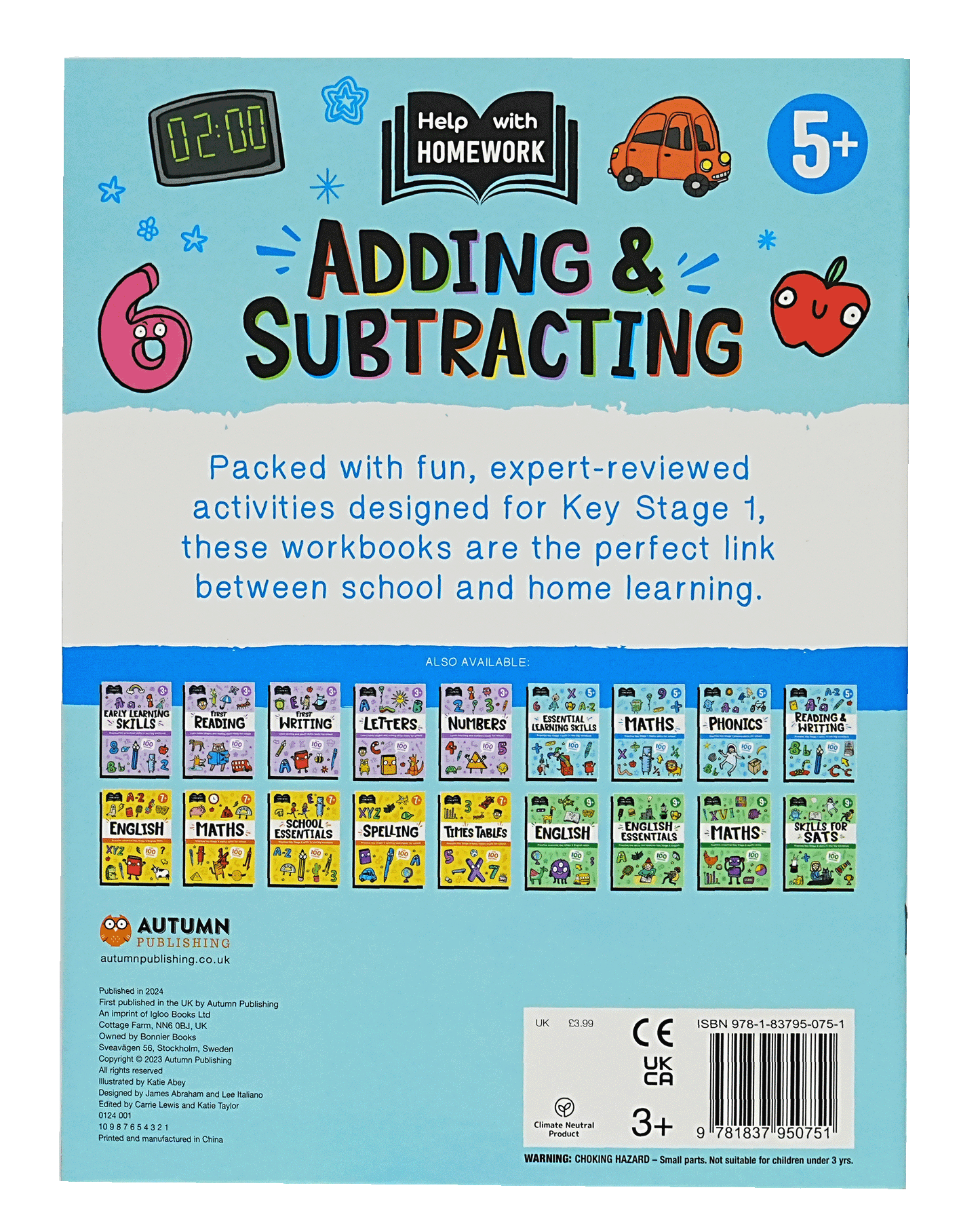 Help With Homework - Adding And Subtracting 5+