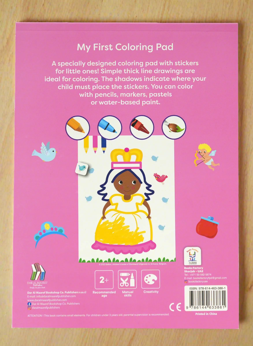 My First Coloring Pad Princesses 2+
