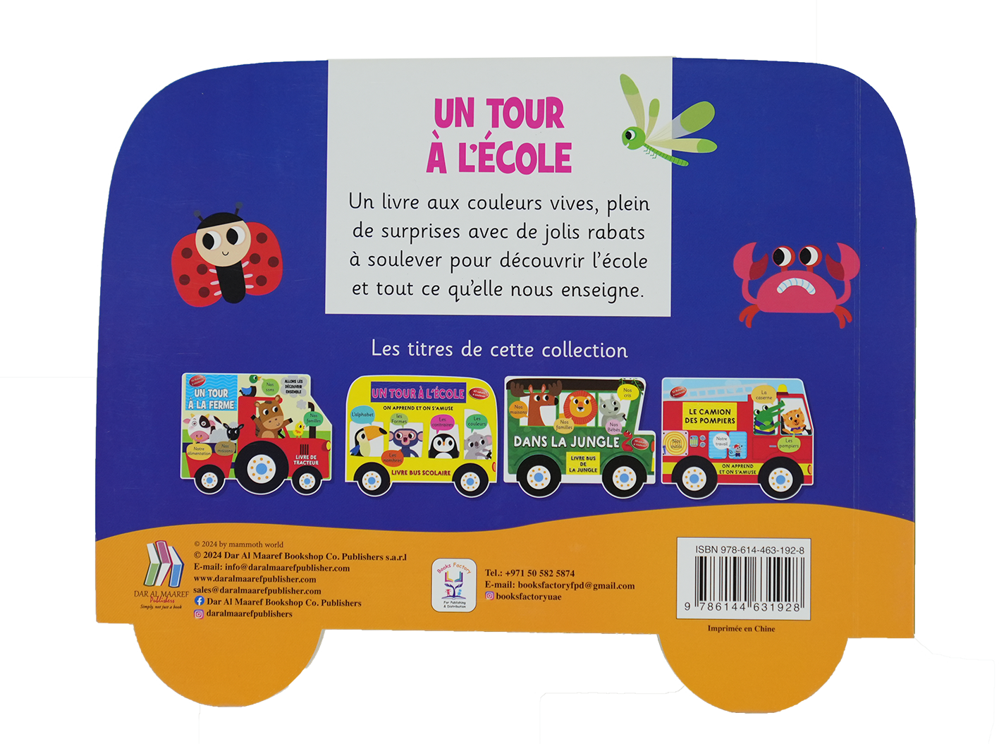 Livre Bus Scolaire - Un Tour A L'ecole