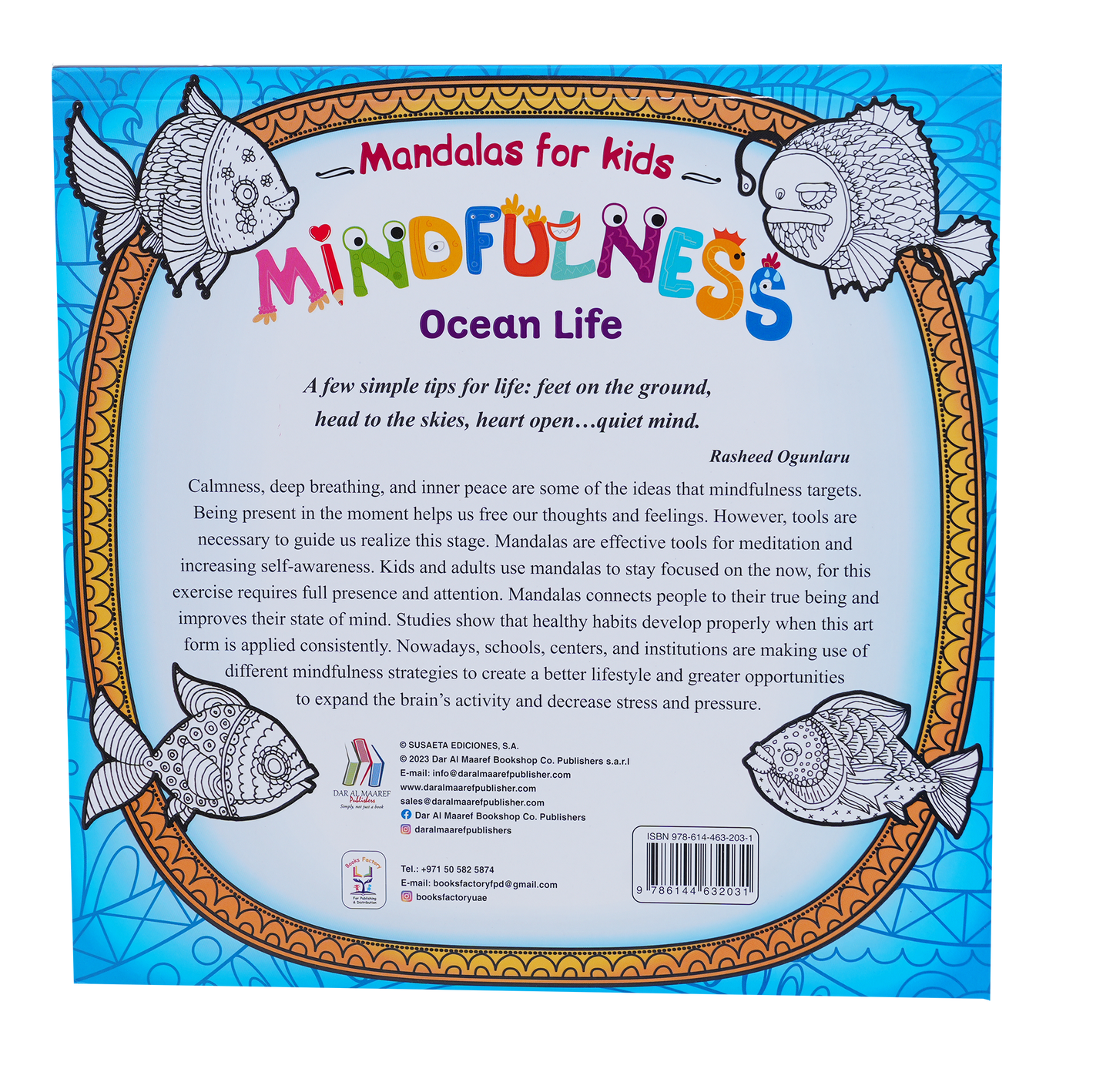 Mandalas For Kids - Mindfulness Ocean Life