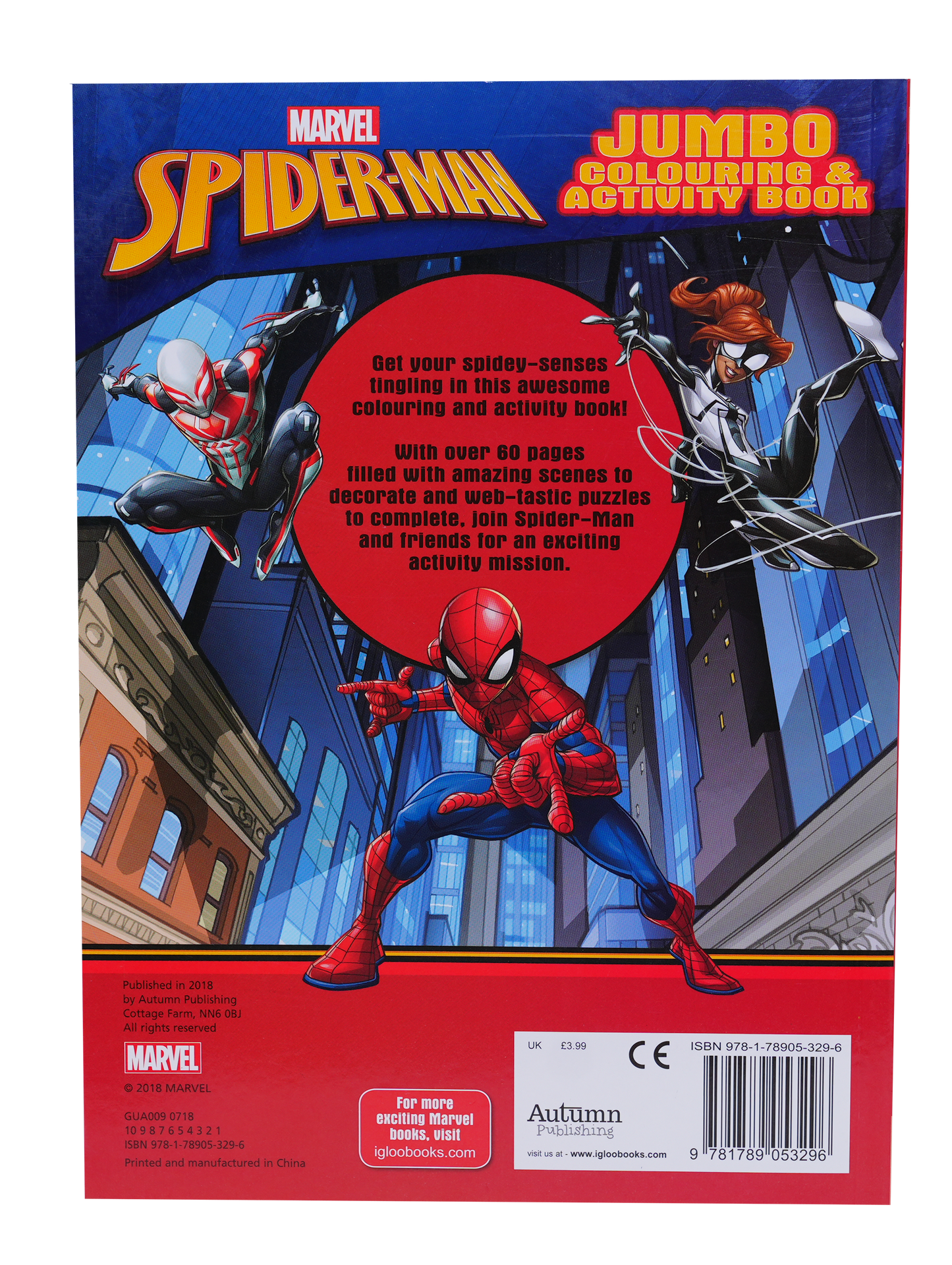 Jumbo Colouring Marvel - Marvel Spider-Man: Jumbo Colouring & Activity Book
