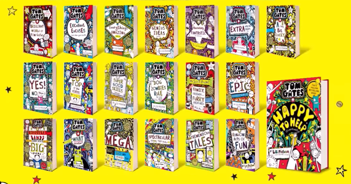 Tom Gates Literary Collection 20 titles