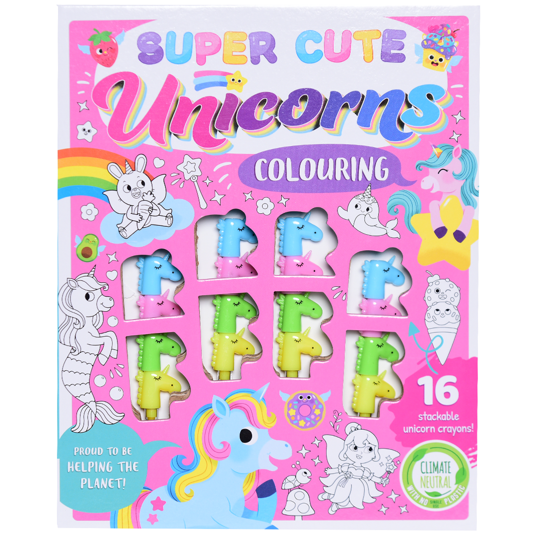 Super Cute Unicorns Colouring