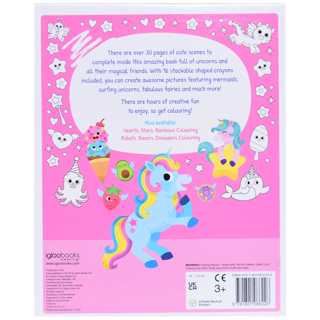 Super Cute Unicorns Colouring