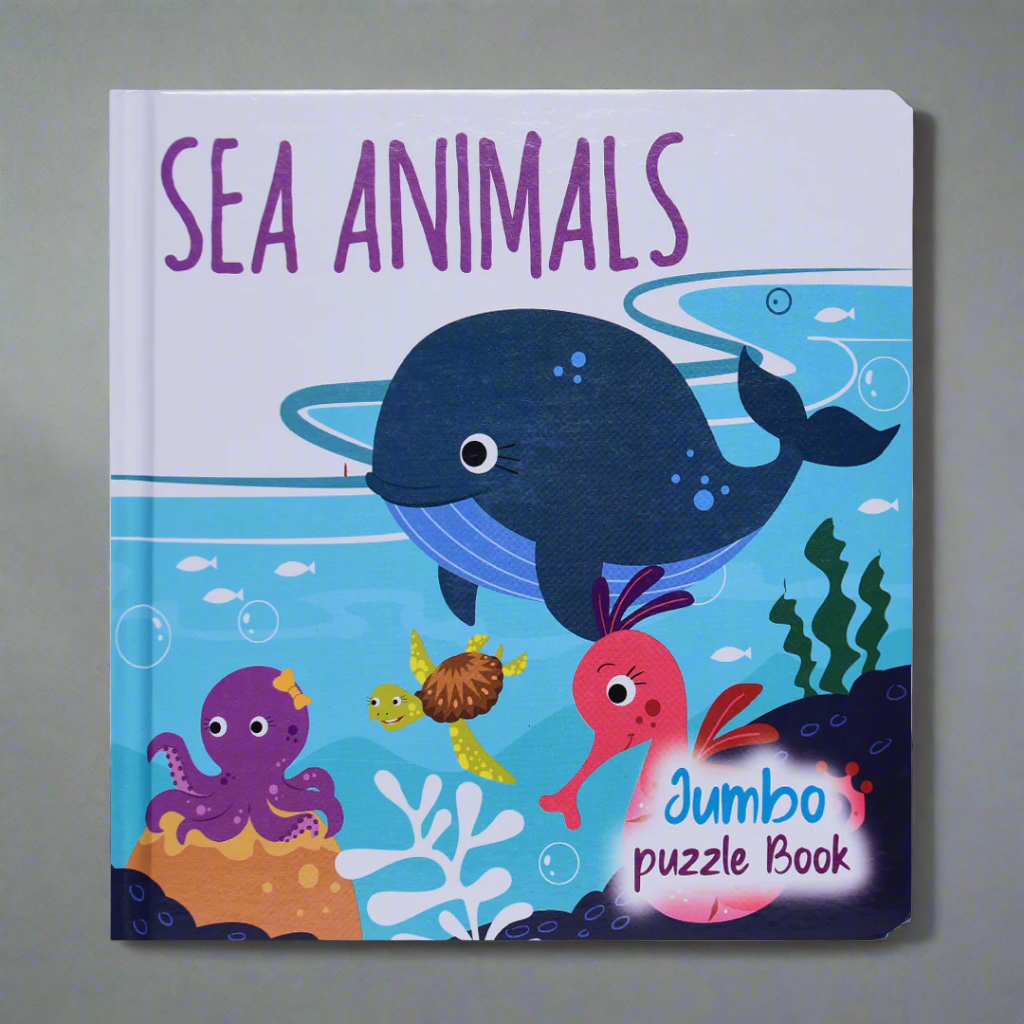 Sea Animals - Jumbo Puzzle Book