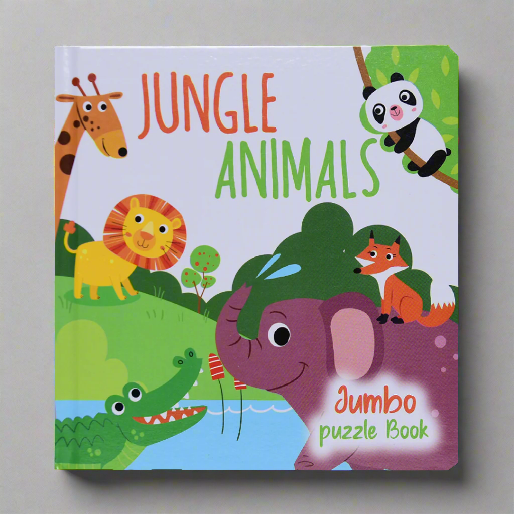 Jungle Animals - Jumbo Puzzle Book