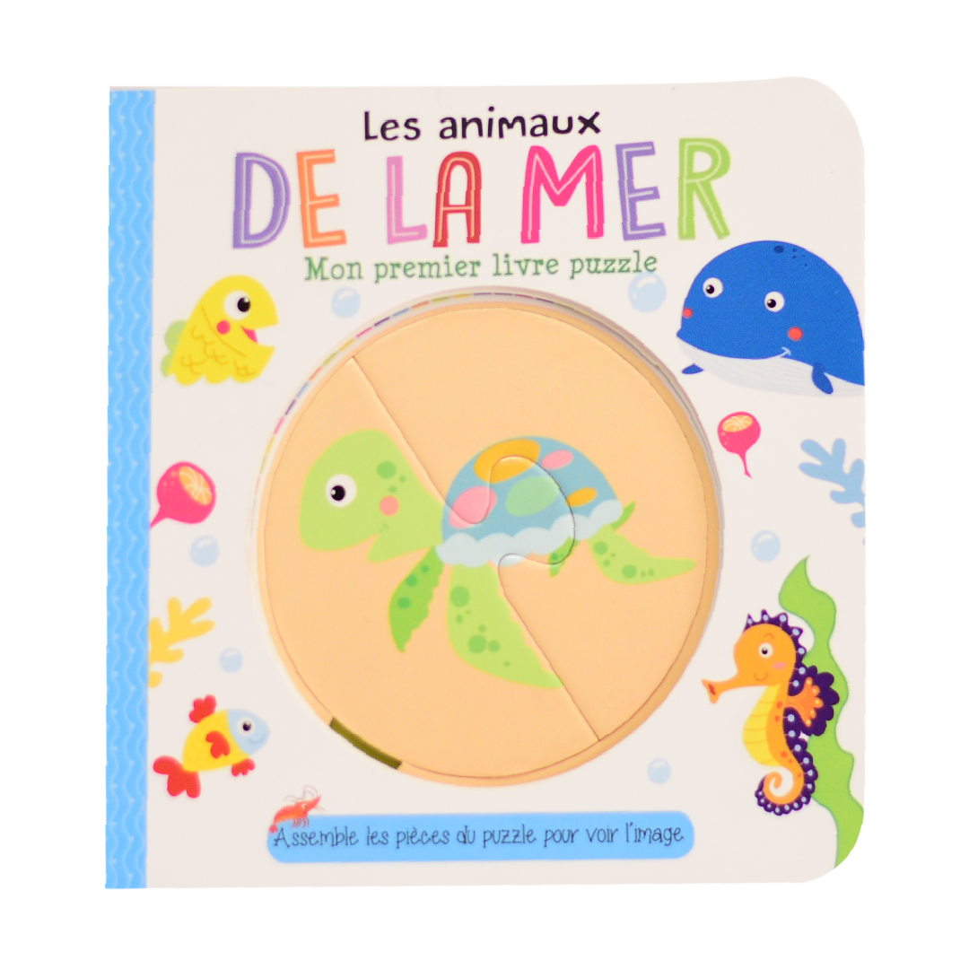 Les Animaux De La Mer - Mon Premier Livre Puzzle