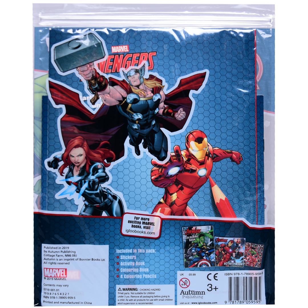 2-in-1 Activity Bag Marvel - Marvel Avengers: Activity Pack