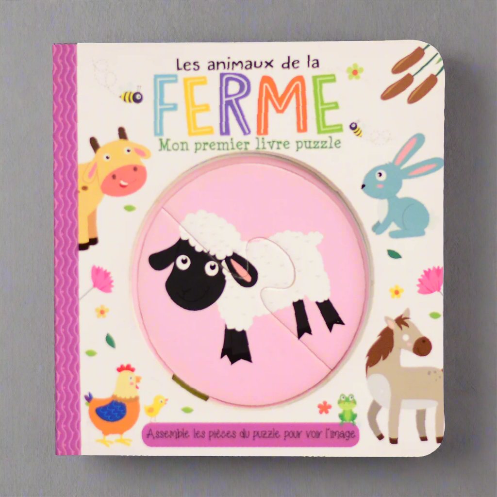 Les Animaux De La Ferme - Mon Premier Livre Puzzle