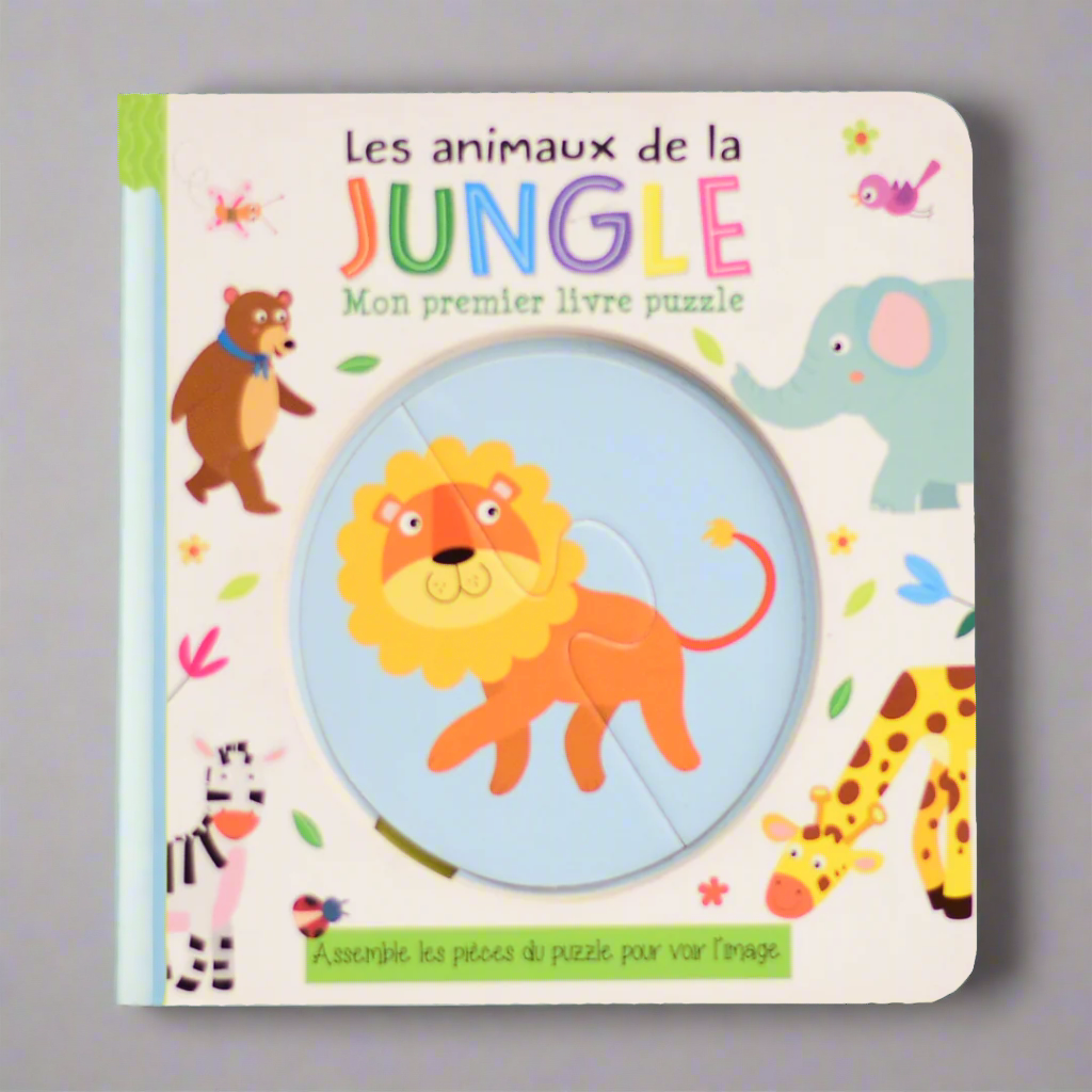 Les Animaux De La Jungle - Mon Premier Livre Puzzle