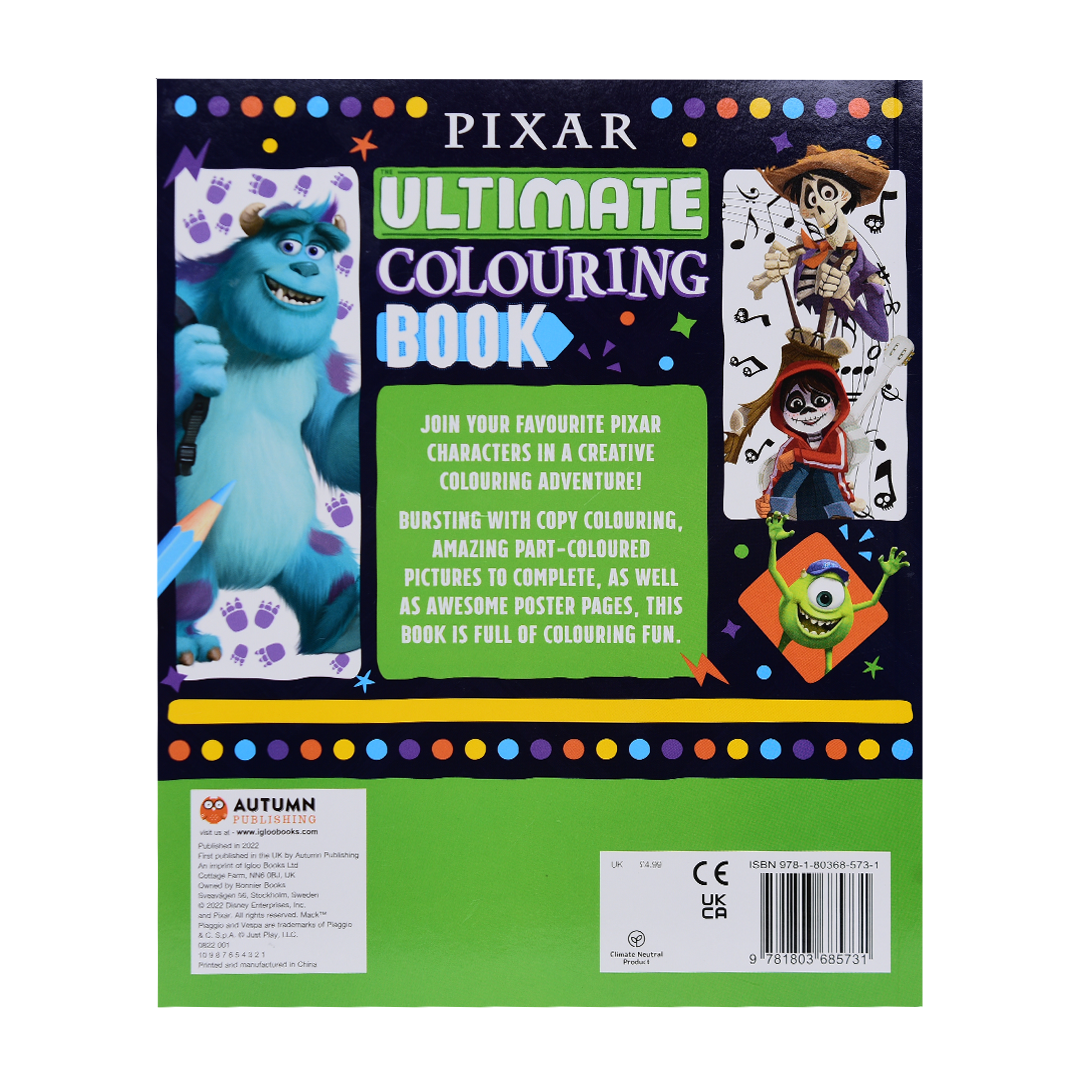 Pixar: The Ultimate Colouring Book