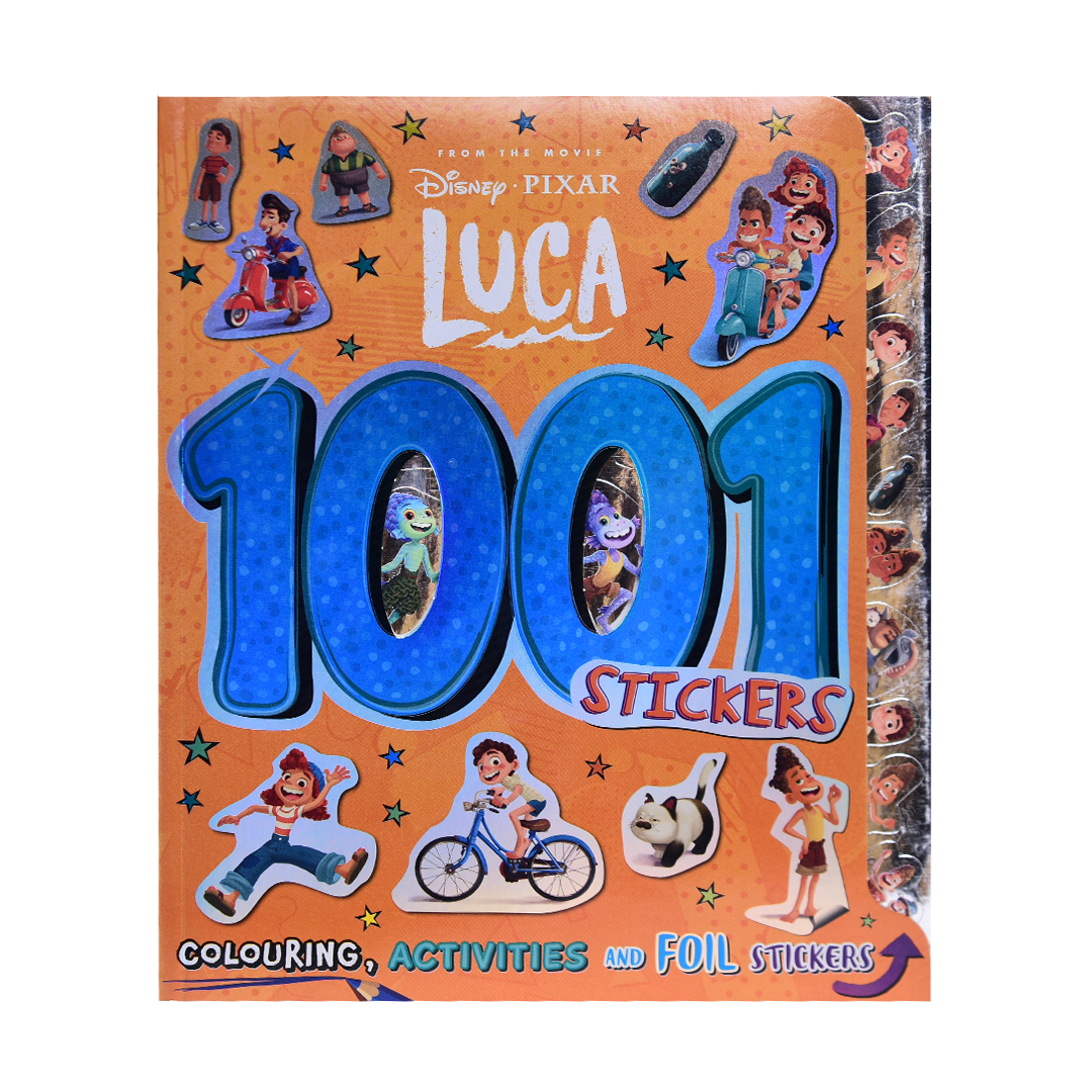 1001 Stickers DCFC Disney Disney Pixar Luca: 1001