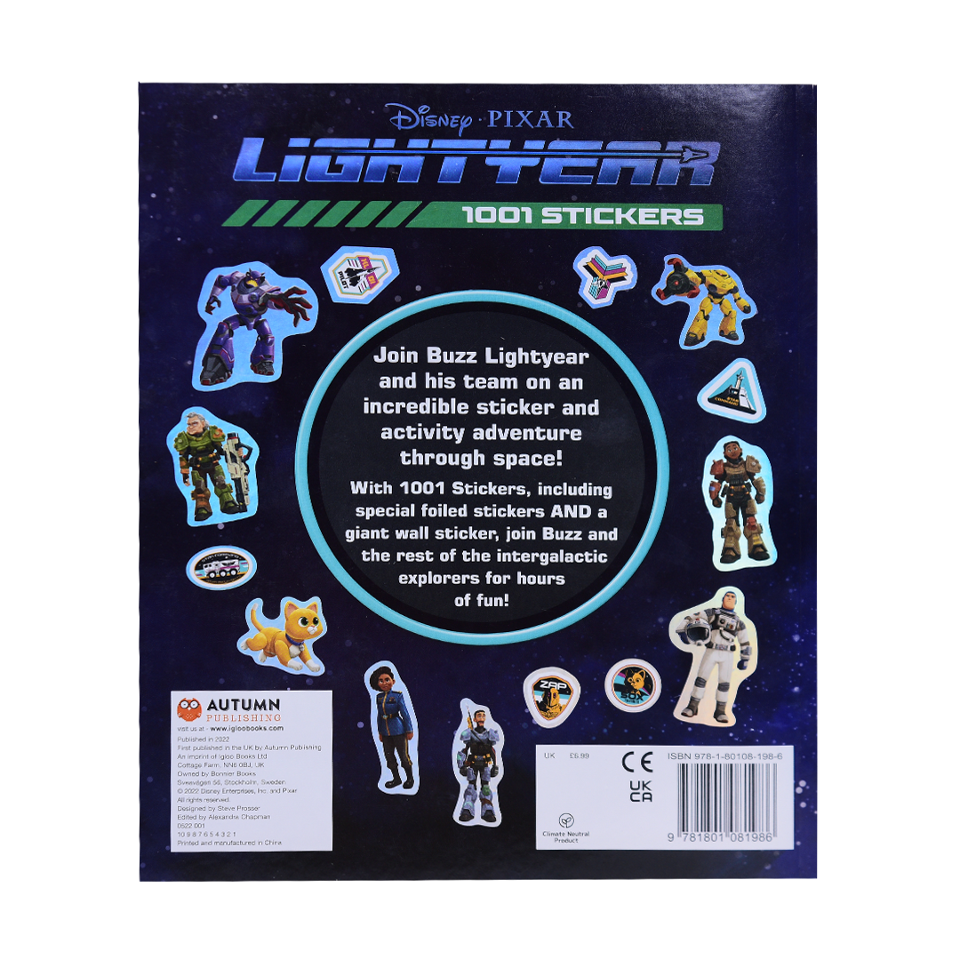 1001 Stickers DCFC Disney Disney Pixar Lightyear:
