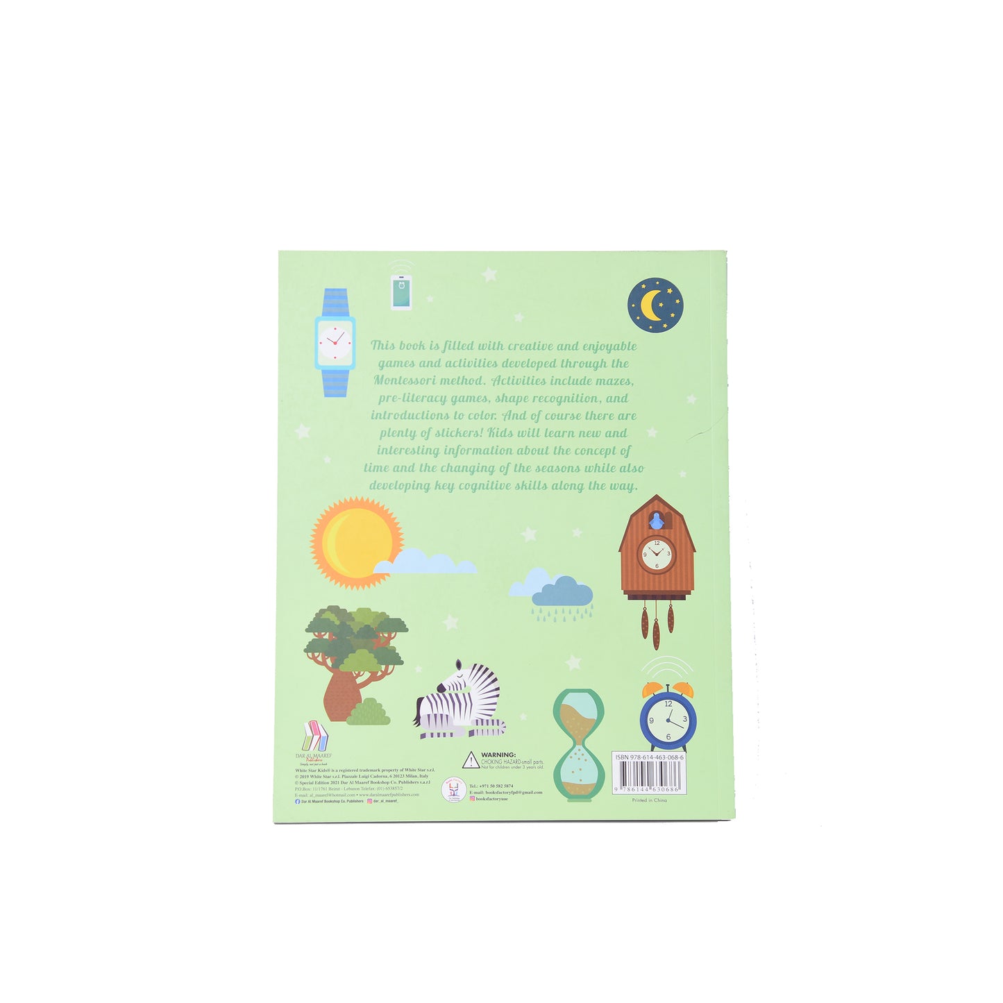 Montessori : My First Book About TELLING THE TIME