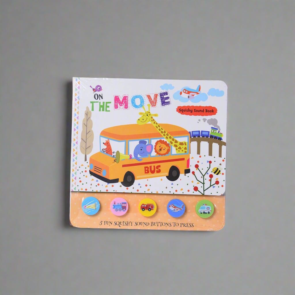Squishy Sound Book- On the Move - Bus