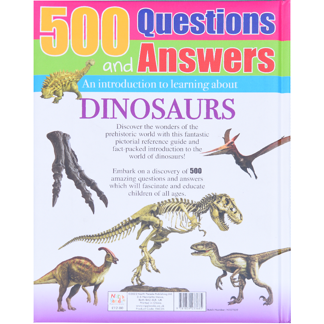 500 Questions And Answers Dinosaurs