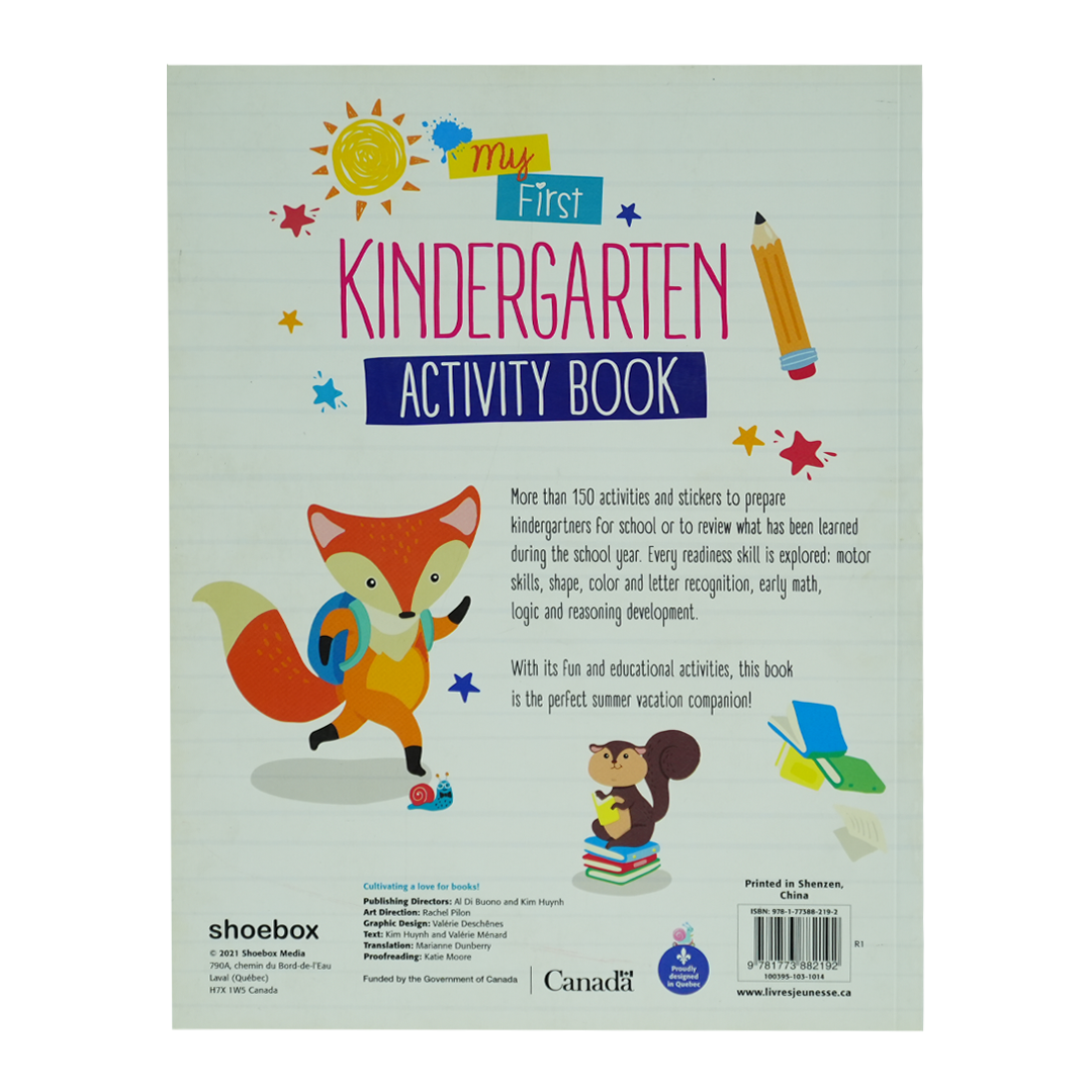 Title : My First Kindergarten Activity Book