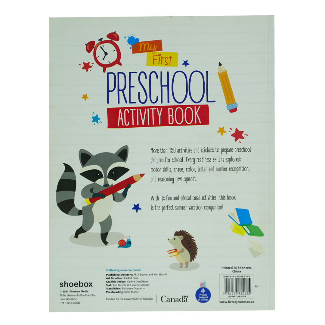 Title : My First Preschool Activity Book