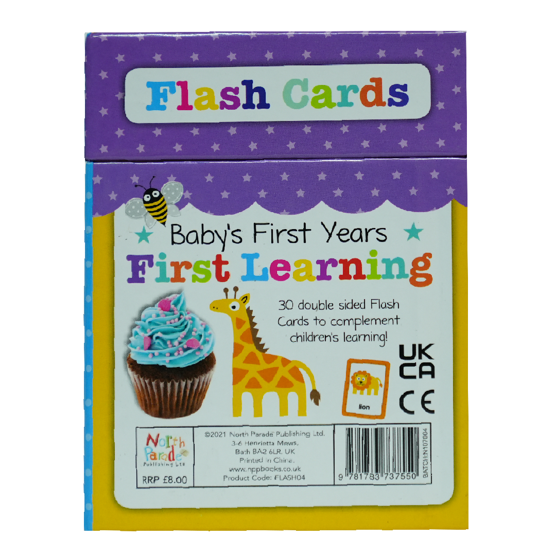FLASH CARDS SETS Babys First Years First Learning