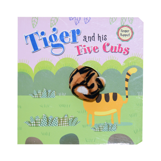 Finger Puppet Books - Tiger and Five Cubs