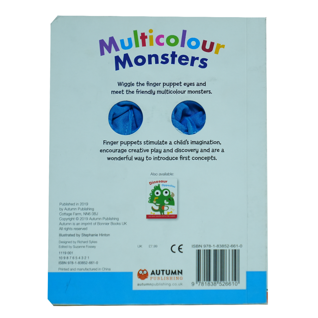 Multicolour Monsters - Finger Puppet Plas 2