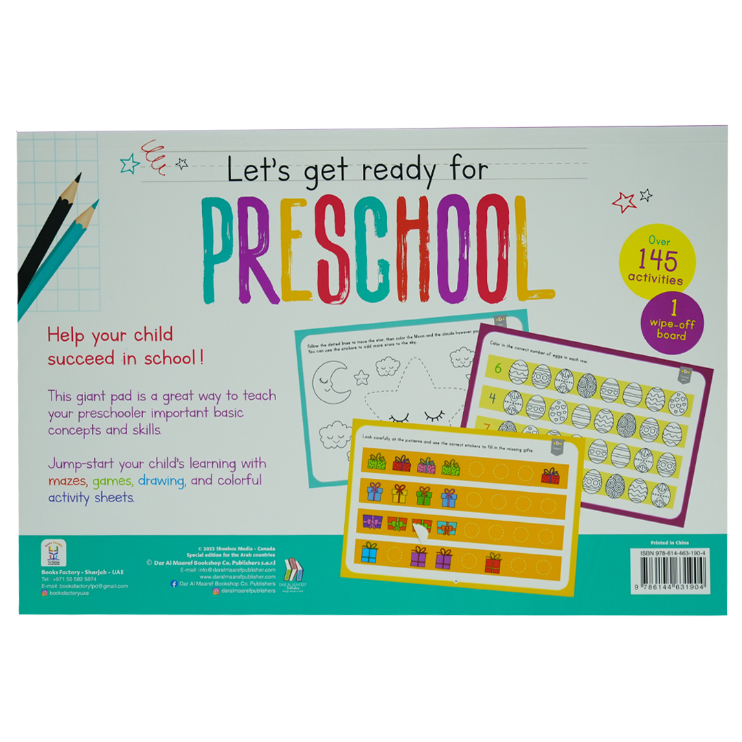 Lets get ready for Preschool