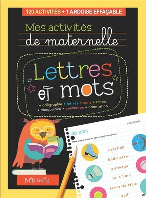 Mes Activites De Maternelle : Lettres Et Mots