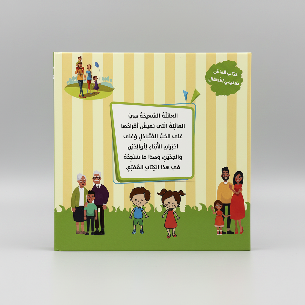 كتاب قماش - عائلتي - My Family