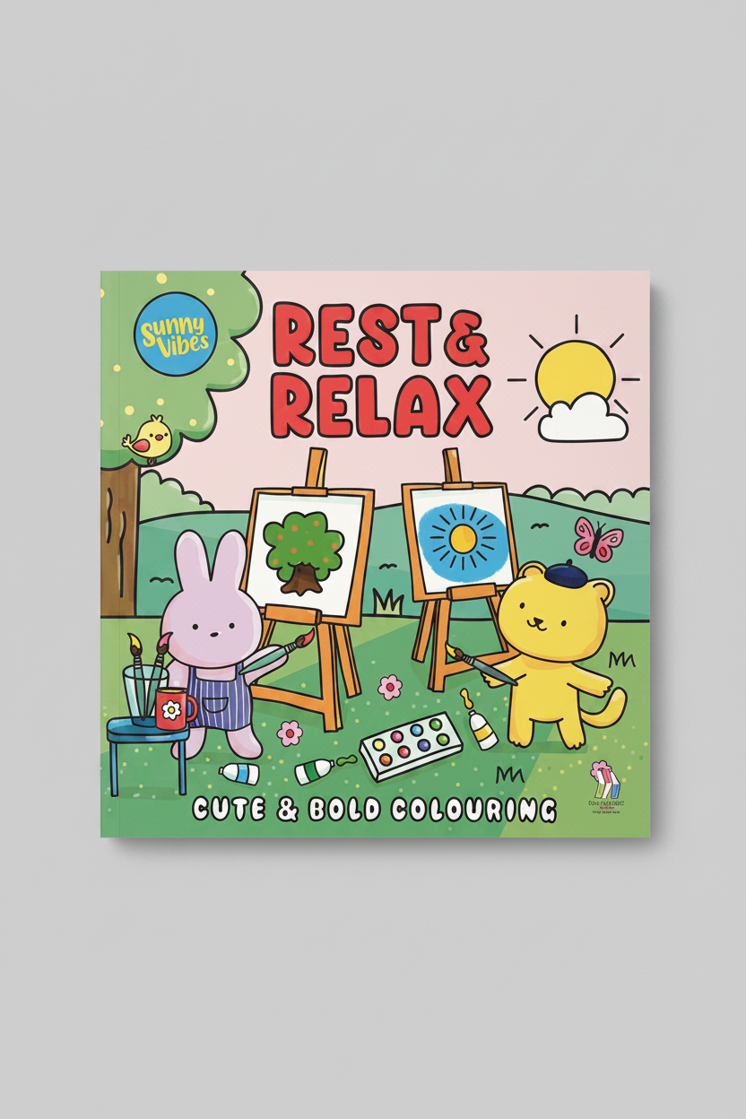 Sunny Vibes - Rest and Relax Coloring