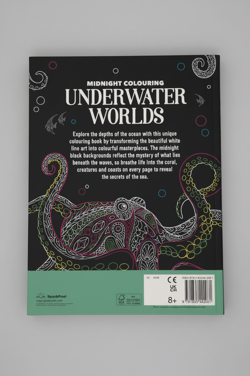 Midnight Colouring - UNDERWATER WORLDS
