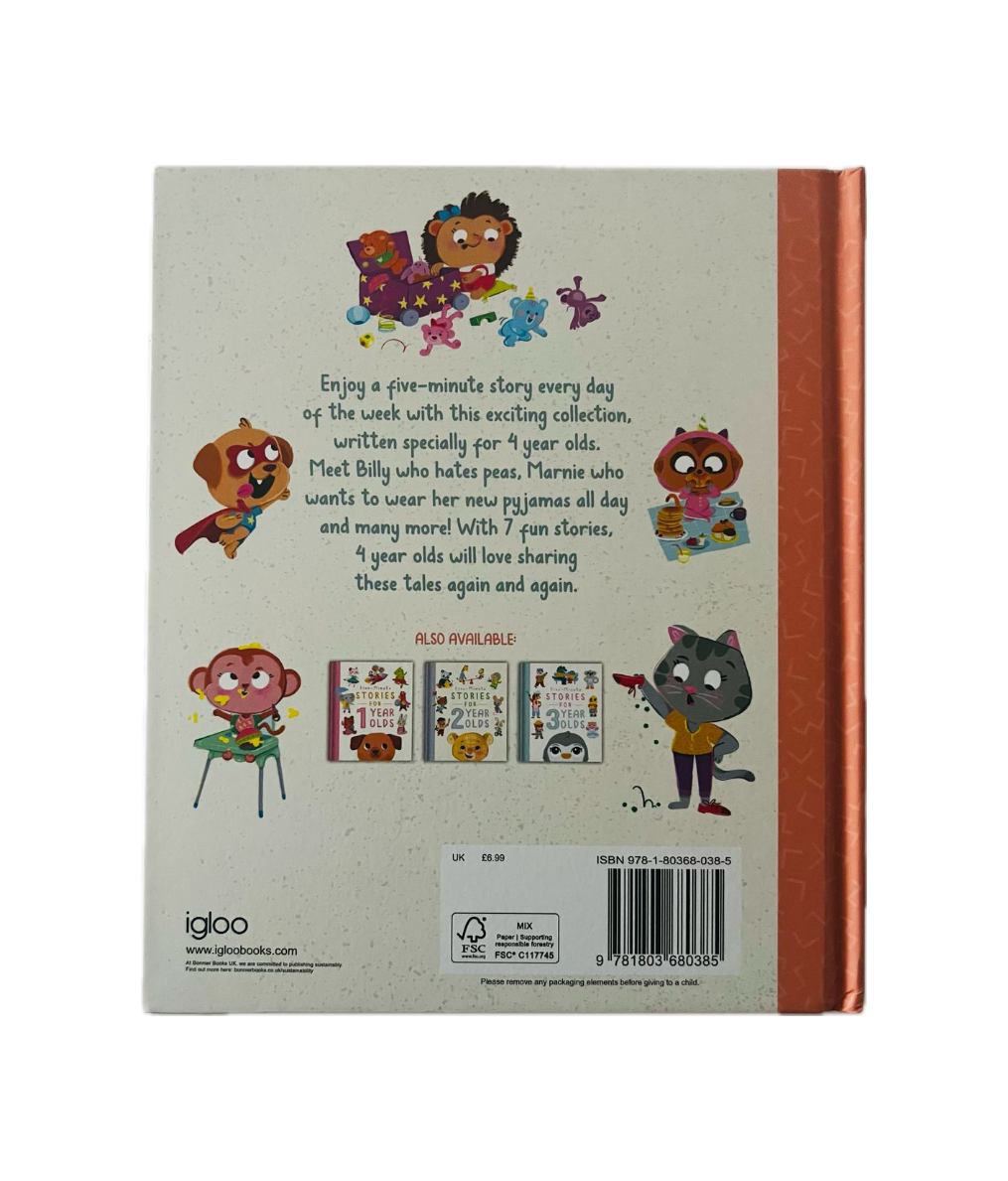 Five-Minute Stories for 4 Year Olds
