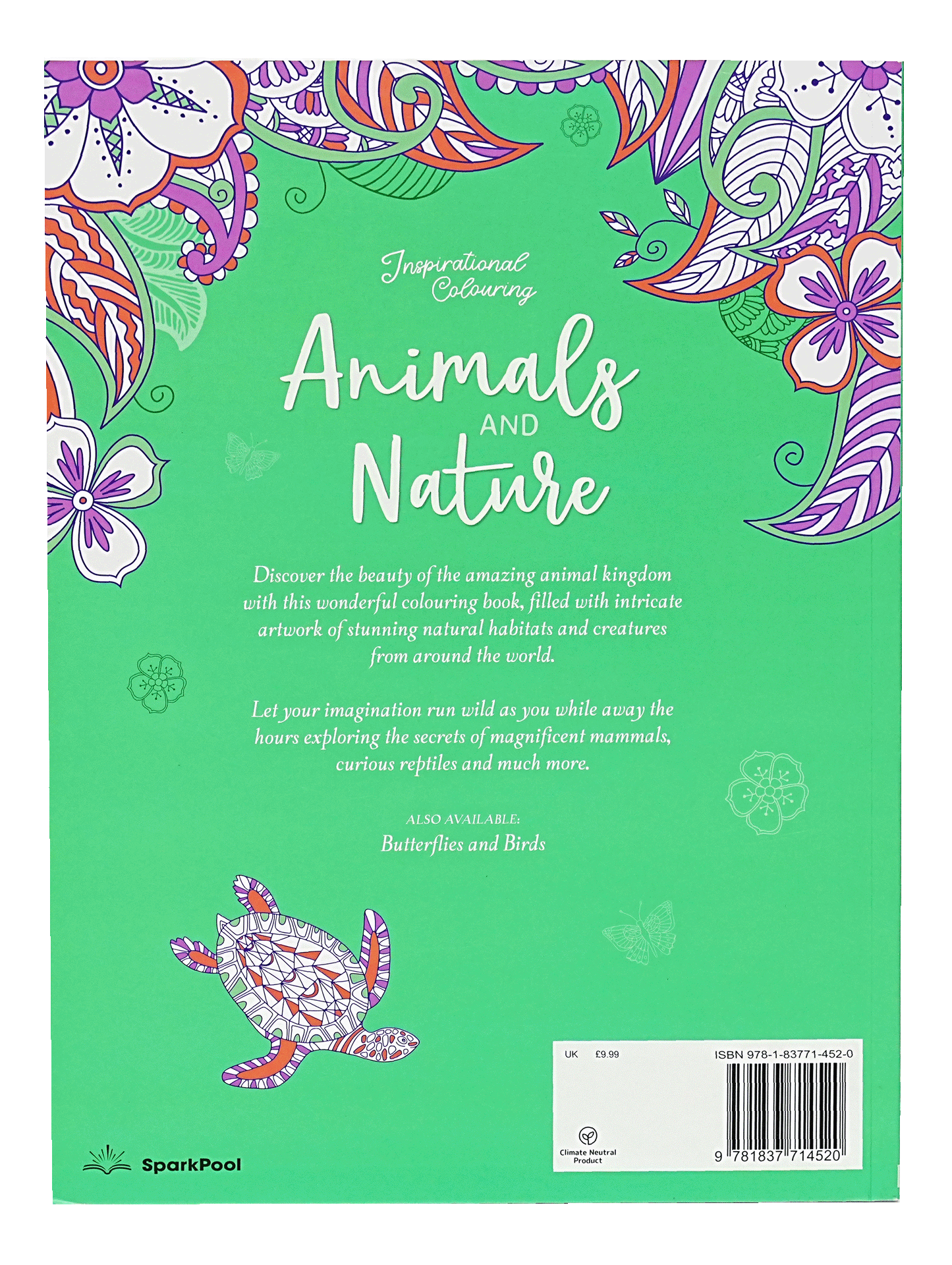 Inspirational Colouring : Animals And Nature