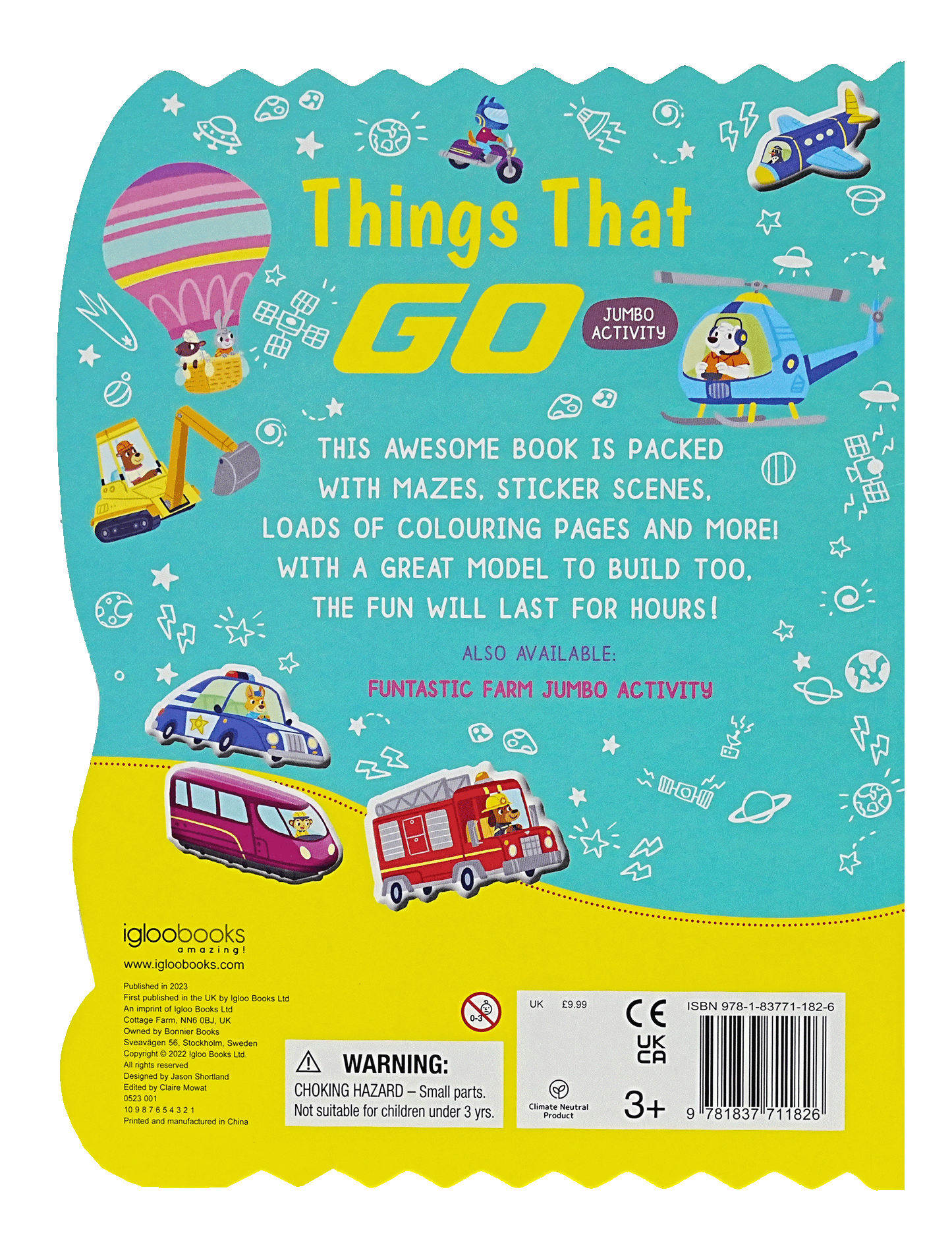 Jumbo Activity - Things That Go