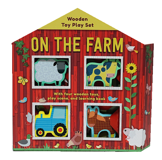 Wooden Toy Play-Set - On The Farm