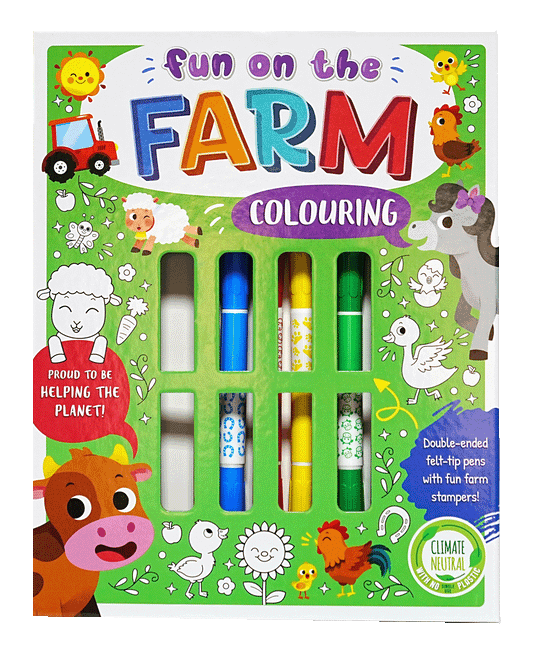 Fun On The Farm Colouring