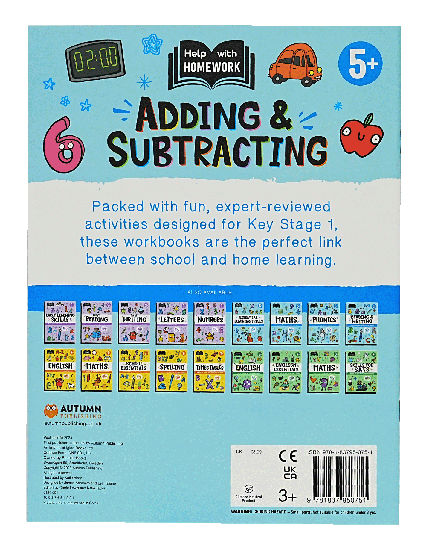 Help With Homework -  Adding And Subtracting 5+