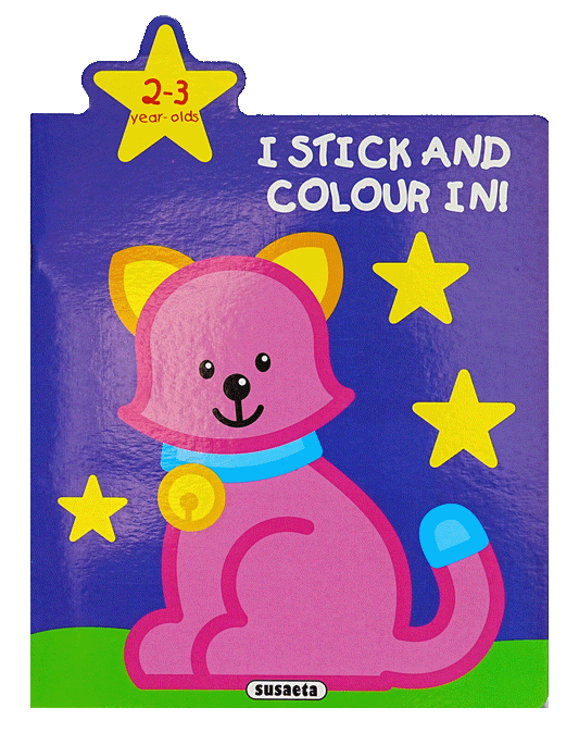 I Stick And Colour In - Violet  2-3 Years Old