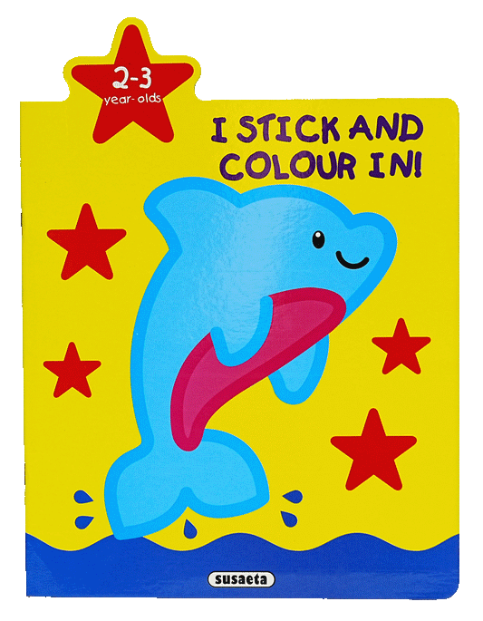 I Stick And Colour In - Yellow  2-3 Years Old