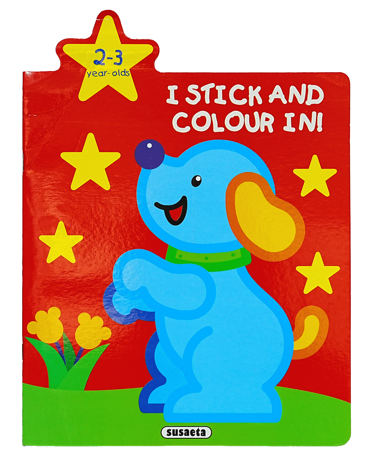 I Stick And Colour In - Red 2-3 Years Old