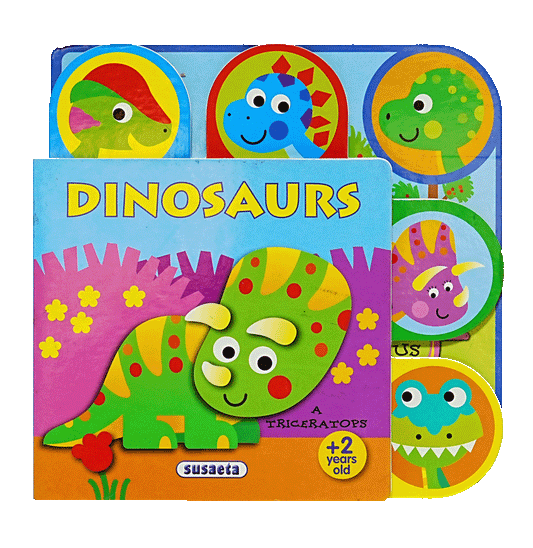 Rounded Tabs Dinosarus - A Triceratops