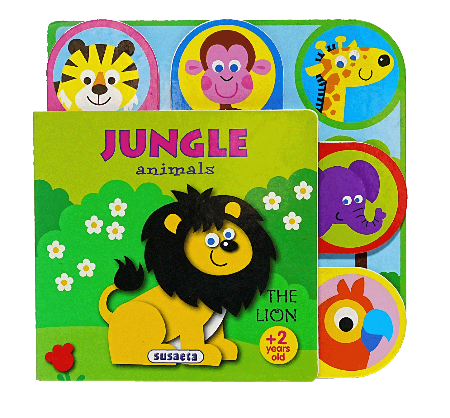 Rounded Tabs Jungle Animals - The Lion