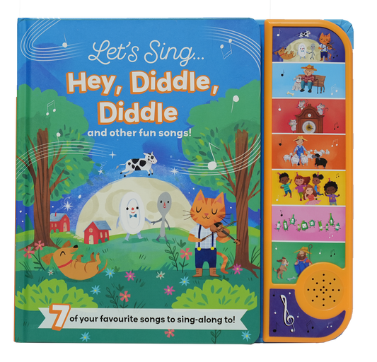 7 BUTTON SOUND BOOK - HEY, DIDDLE, DIDDLE