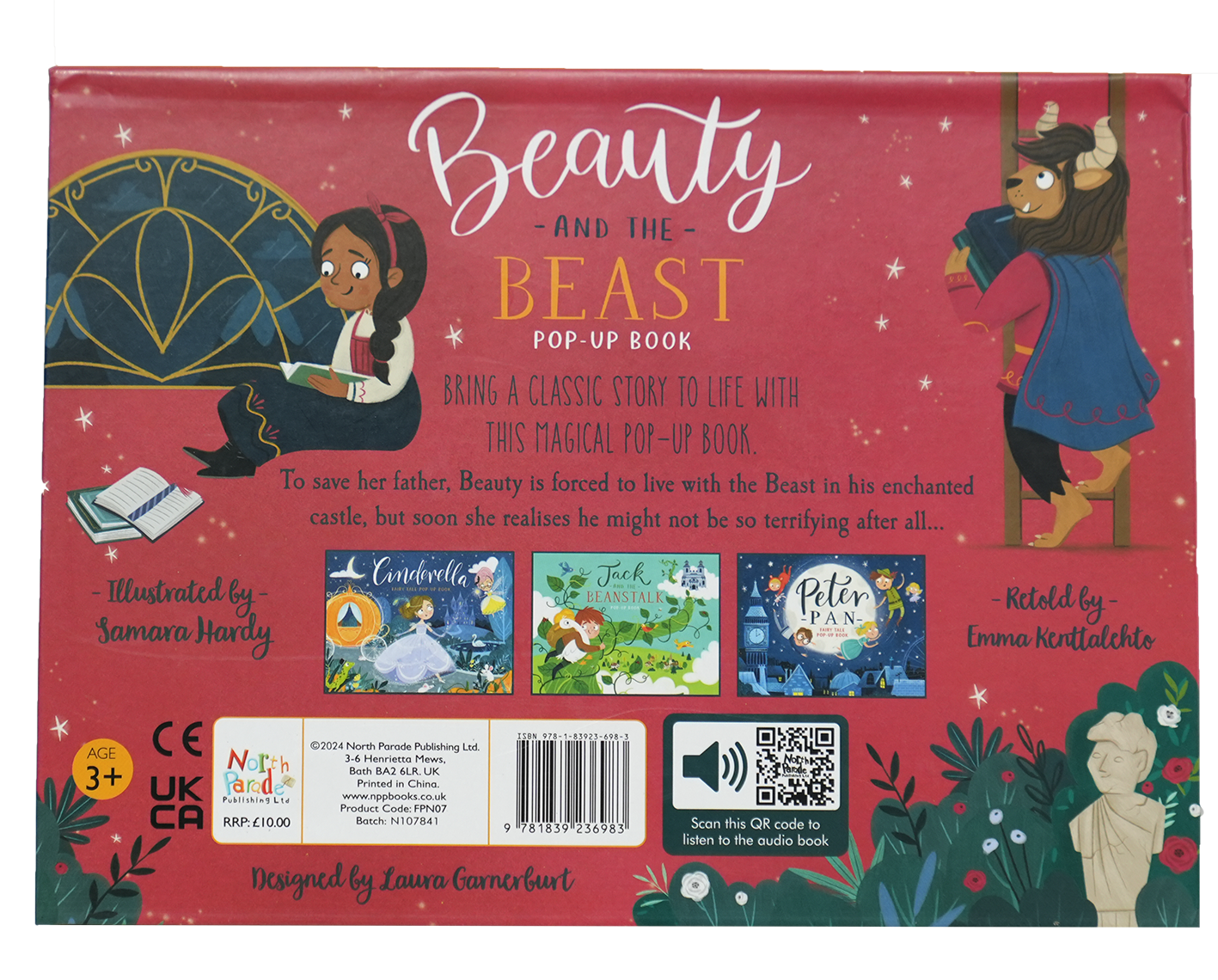 Beauty And The Beast Fairy Tale-Pop Up Book